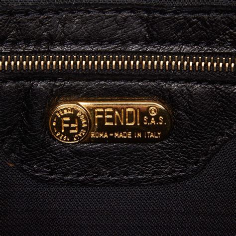 vintage black fendi bags|fendi vintage denim bag.